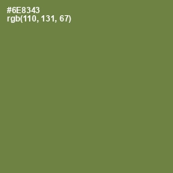 #6E8343 - Glade Green Color Image