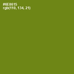 #6E8615 - Trendy Green Color Image