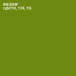 #6E8B0F - Trendy Green Color Image