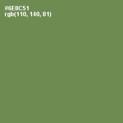 #6E8C51 - Glade Green Color Image