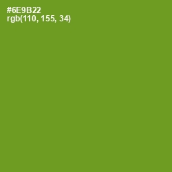 #6E9B22 - Olive Drab Color Image