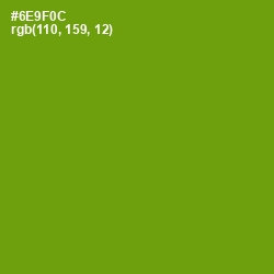 #6E9F0C - Limeade Color Image