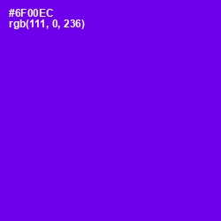 #6F00EC - Purple Heart Color Image