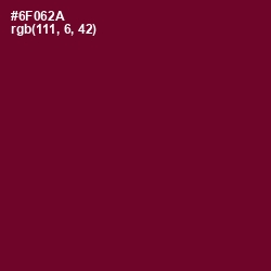 #6F062A - Black Rose Color Image