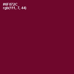 #6F072C - Black Rose Color Image