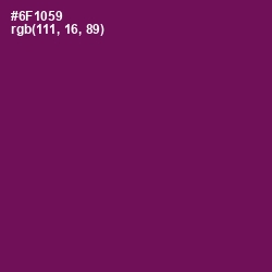 #6F1059 - Pompadour Color Image