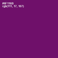 #6F116B - Honey Flower Color Image