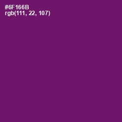 #6F166B - Honey Flower Color Image