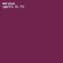 #6F254D - Tawny Port Color Image