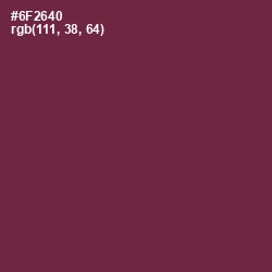 #6F2640 - Tawny Port Color Image