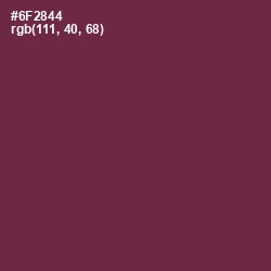 #6F2844 - Tawny Port Color Image
