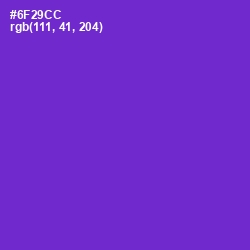 #6F29CC - Purple Heart Color Image