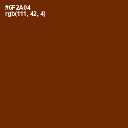 #6F2A04 - Nutmeg Wood Finish Color Image