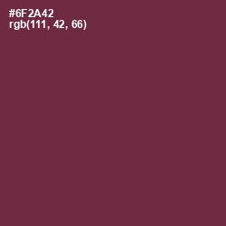 #6F2A42 - Tawny Port Color Image