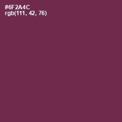 #6F2A4C - Tawny Port Color Image