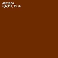 #6F2B00 - Nutmeg Wood Finish Color Image