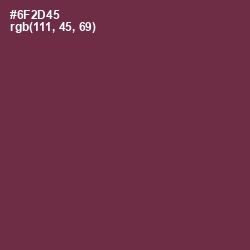 #6F2D45 - Tawny Port Color Image