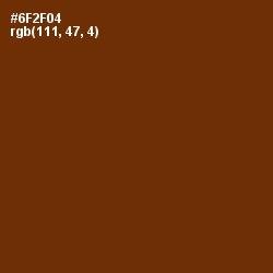 #6F2F04 - Nutmeg Wood Finish Color Image