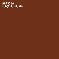 #6F301A - Metallic Copper Color Image