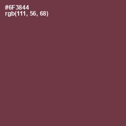 #6F3844 - Tawny Port Color Image