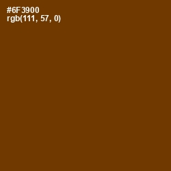 #6F3900 - Nutmeg Wood Finish Color Image