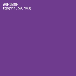 #6F3B8F - Eminence Color Image