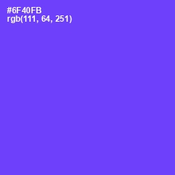 #6F40FB - Fuchsia Blue Color Image