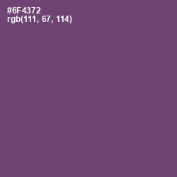 #6F4372 - Salt Box Color Image