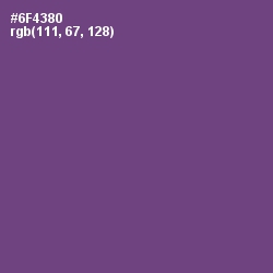 #6F4380 - Affair Color Image