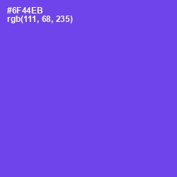 #6F44EB - Fuchsia Blue Color Image