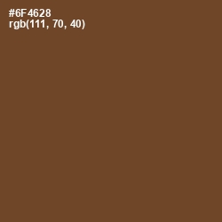 #6F4628 - Spice Color Image