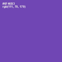 #6F46B3 - Studio Color Image