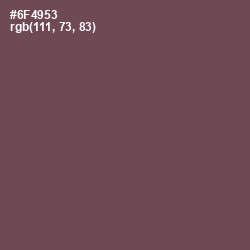 #6F4953 - Eggplant Color Image