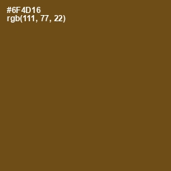 #6F4D16 - Horses Neck Color Image