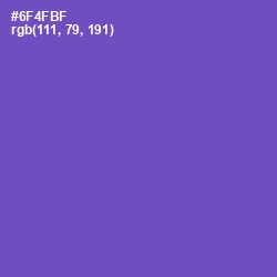 #6F4FBF - Studio Color Image