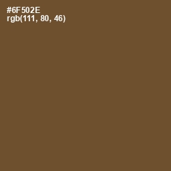 #6F502E - Shingle Fawn Color Image