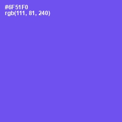 #6F51F0 - Blue Marguerite Color Image