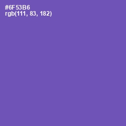 #6F53B6 - Blue Violet Color Image