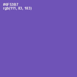 #6F53B7 - Blue Violet Color Image
