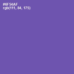 #6F54AF - Scampi Color Image