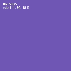 #6F56B5 - Blue Violet Color Image