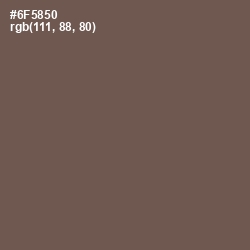 #6F5850 - Pine Cone Color Image