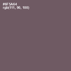 #6F5A64 - Scorpion Color Image