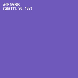 #6F5ABB - Blue Violet Color Image