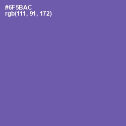 #6F5BAC - Scampi Color Image