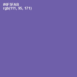 #6F5FAB - Scampi Color Image