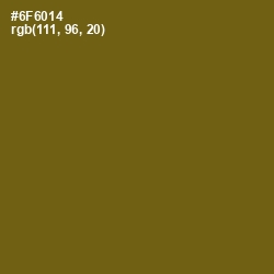 #6F6014 - Spicy Mustard Color Image