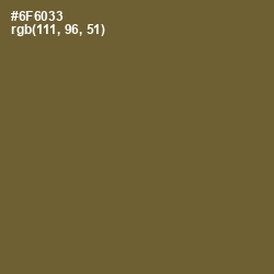 #6F6033 - Yellow Metal Color Image
