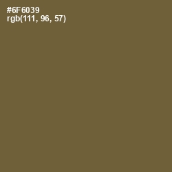 #6F6039 - Yellow Metal Color Image