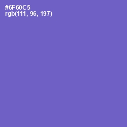 #6F60C5 - Blue Marguerite Color Image